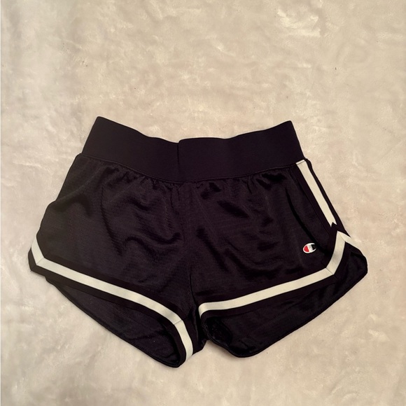 Champion Women's Black and White Athletic Shorts - Picture 1 of 2